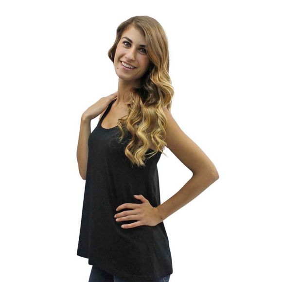 Loose Fit Jersey Cotton Tank Top - Picture 2 of 3